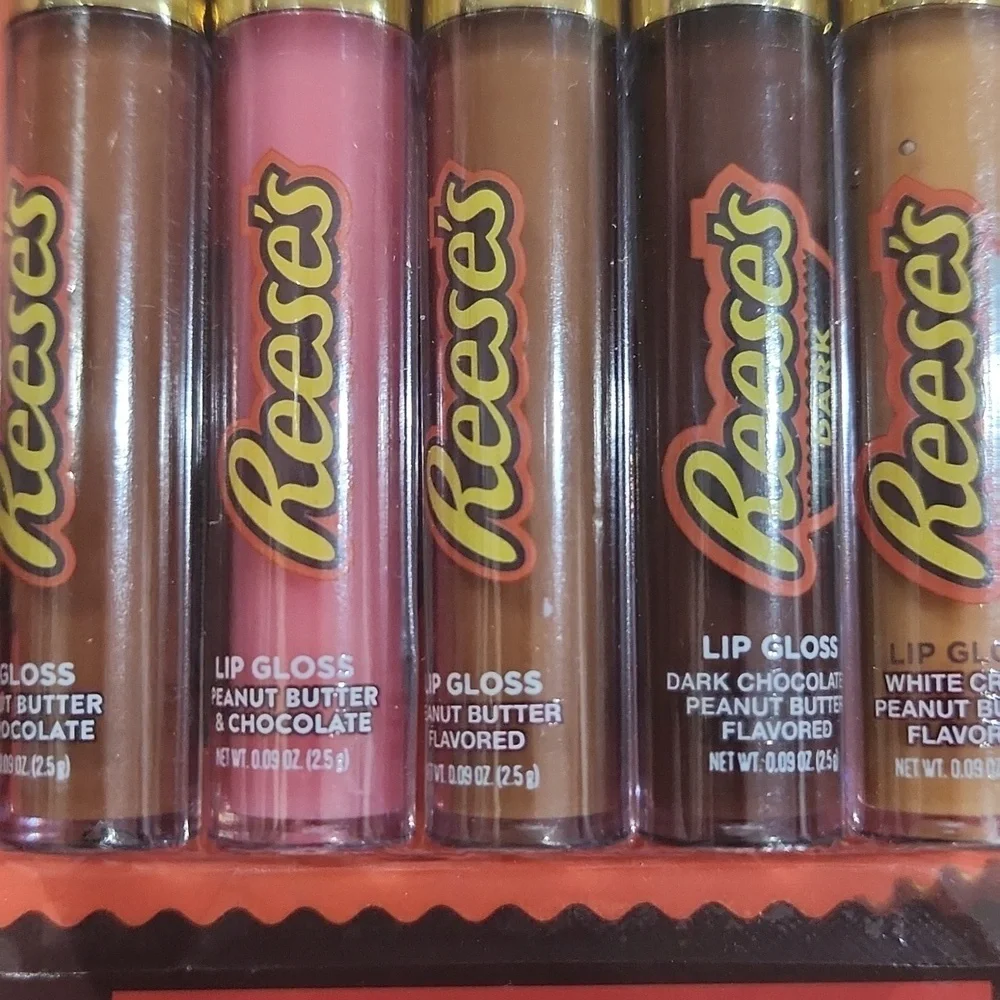 🔹️Reeses 🔹️collectors 5 Pack Flavored lip gloss